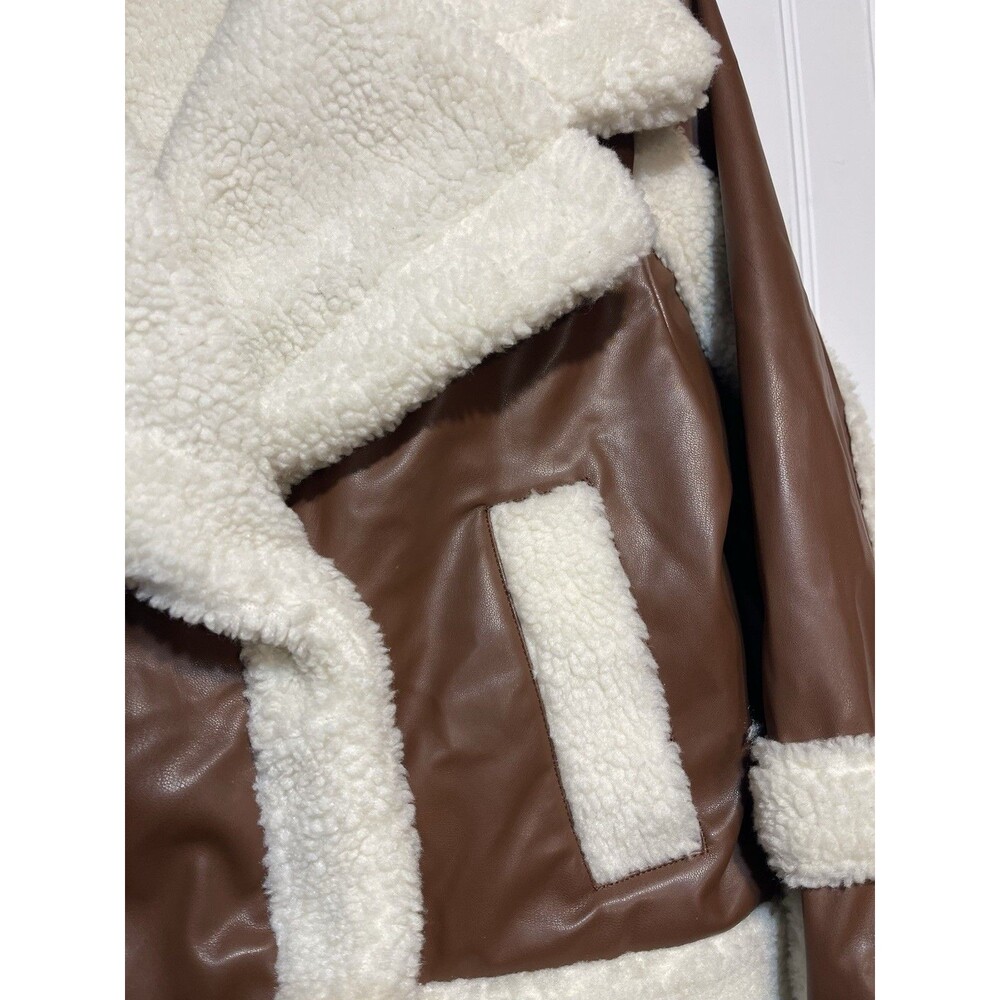 “Steve Madden shearling aviator jacket” Size XL - Picture 2 of 8